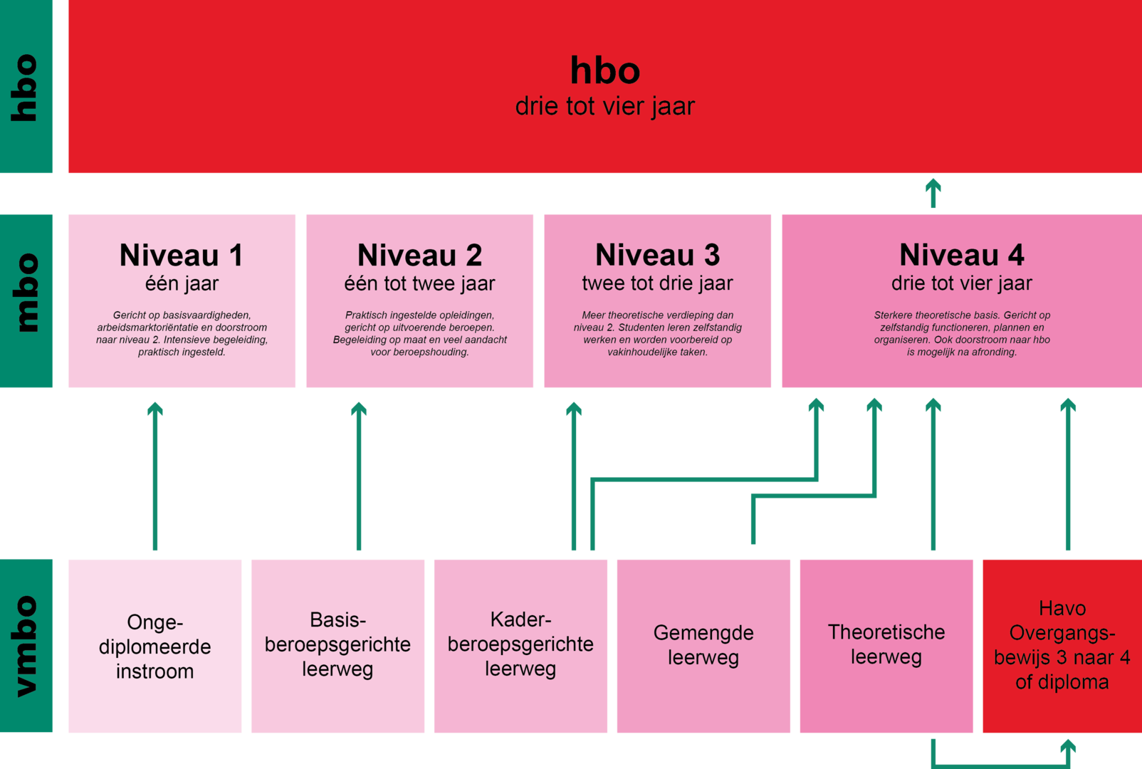 mbo opleidingen lijst